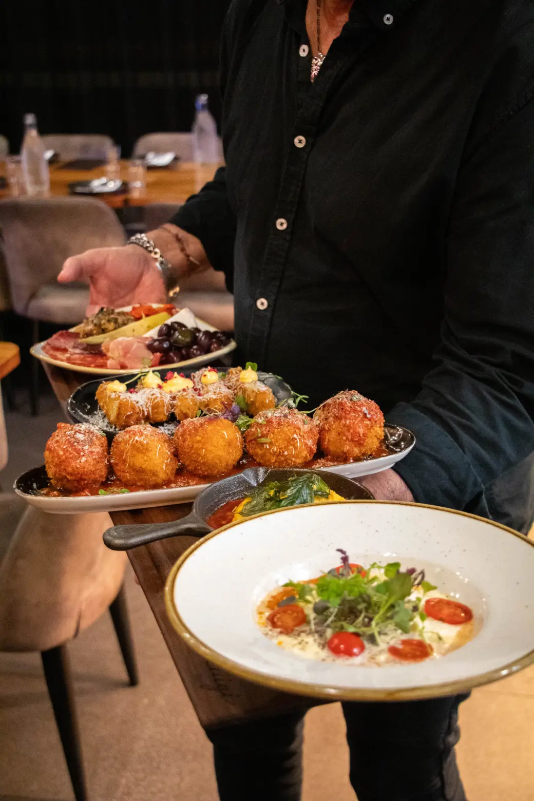 A Luigi Delicatessen antipasti platter